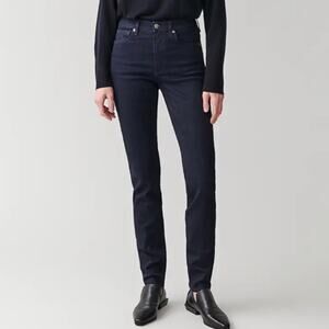 COS Skinny Mid Rise Ankle Jeans in Dark Navy, Size 25